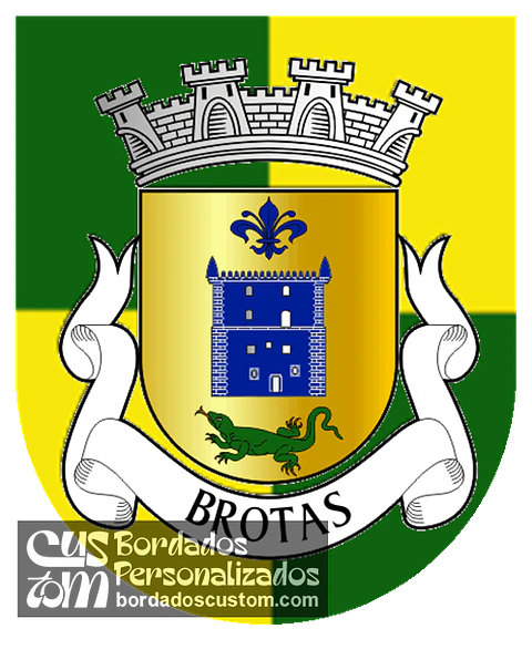 Emblema Bordado Freguesia de Brotas (Mora, Évora)