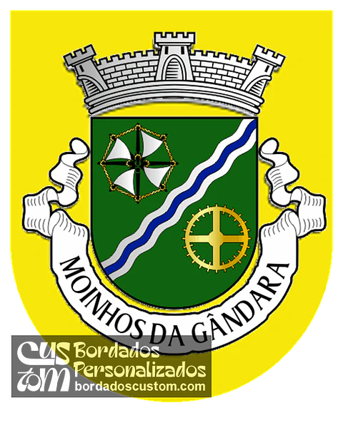 Emblema Bordado Freguesia de Moinhos da Gândara (Figueira da Foz, Coimbra)