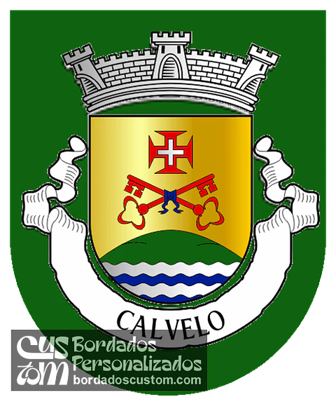 Emblema Bordado Freguesia de Calvelo (Ponte de Lima, Viana do Castelo)