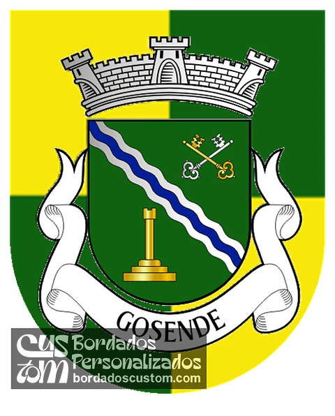 Emblema Bordado Freguesia de Gosende (Castro Daire, Viseu)