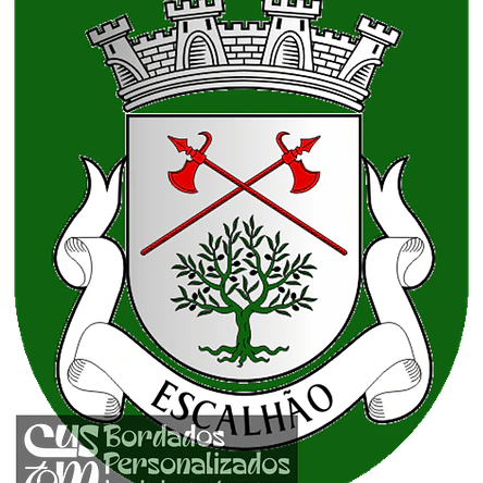 Emblema Bordado Freguesia de Escalhão (Figueira de Castelo Rodrigo, Guarda) 1
