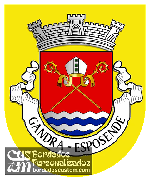 Emblema Bordado Antiga Freguesia de Gandra (Esposende, Braga)