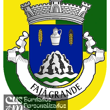 Emblema Bordado Freguesia de Fajã Grande (Lajes das Flores, Açores) 1