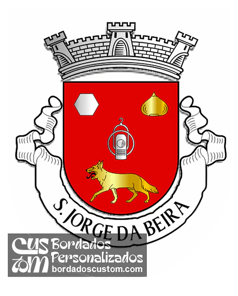 Emblema Bordado Freguesia de São Jorge da Beira (Covilhã, Castelo Branco)