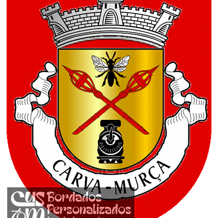Emblema Bordado Antiga Freguesia de Carva (Murça, Vila Real) 1