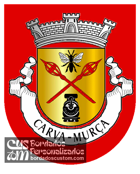 Emblema Bordado Antiga Freguesia de Carva (Murça, Vila Real)