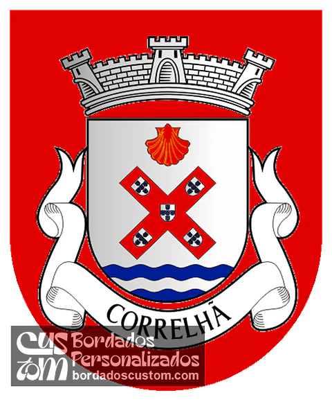 Emblema Bordado Freguesia de Correlhã (Ponte de Lima, Viana do Castelo)