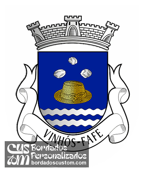 Emblema Bordado Freguesia de Vinhós (Fafe, Braga)