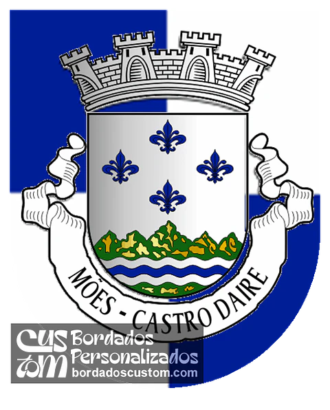 Emblema Bordado Freguesia de Mões (Castro Daire, Viseu)