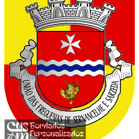 Emblema Bordado Freguesia de Sernancelhe e Sarzeda (Sernacelhe, Viseu) 1
