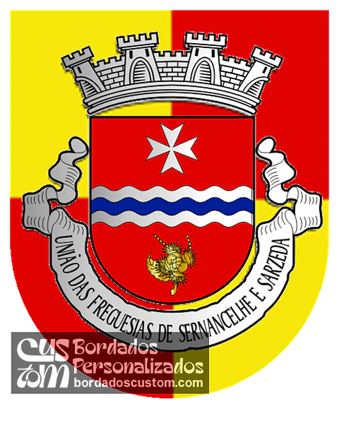 Emblema Bordado Freguesia de Sernancelhe e Sarzeda (Sernacelhe, Viseu)