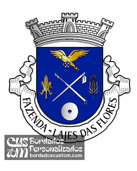 Emblema Bordado Freguesia de Fazenda (Lajes das Flores, Açores)
