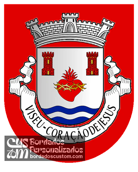 Emblema Bordado Antiga Freguesia de Viseu (Coração de Jesus) (Viseu, Viseu)