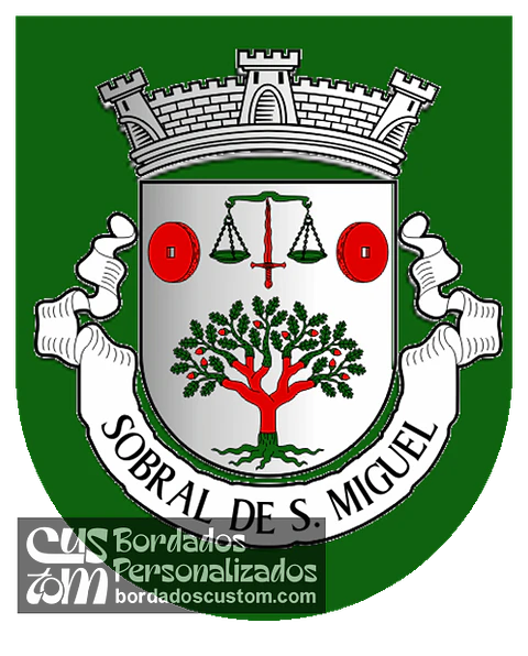 Emblema Bordado Freguesia de Sobral de São Miguel (Covilhã, Castelo Branco)