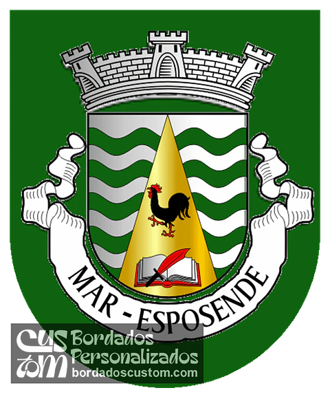 Emblema Bordado Antiga Freguesia de Mar (Esposende, Braga)