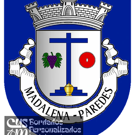 Emblema Bordado Antiga Freguesia de Madalena (Paredes, Porto) 1
