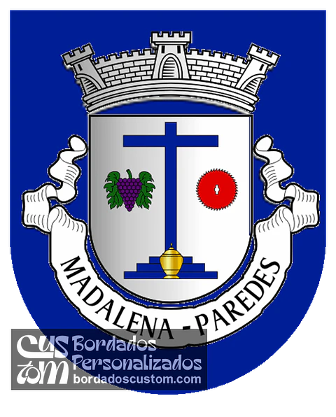 Emblema Bordado Antiga Freguesia de Madalena (Paredes, Porto)