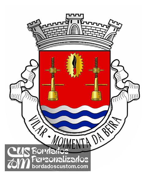 Emblema Bordado Freguesia de Vilar (Moimenta da Beira, Viseu)