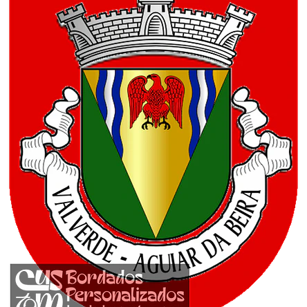Emblema Bordado Antiga Freguesia de Valverde (Aguiar da Beira, Guarda) 1