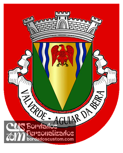 Emblema Bordado Antiga Freguesia de Valverde (Aguiar da Beira, Guarda)