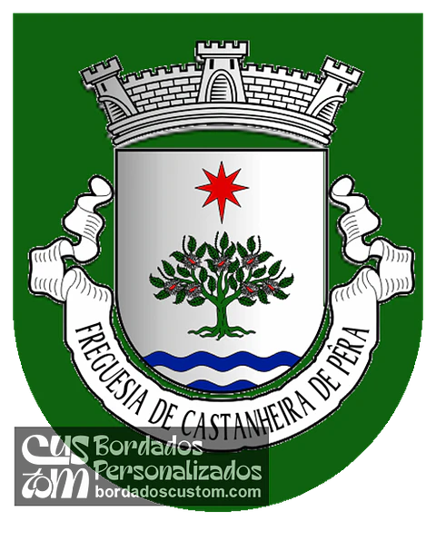 Emblema Bordado Antiga Freguesia de Castanheira de Pera (Castanheira de Pera, Leiria)