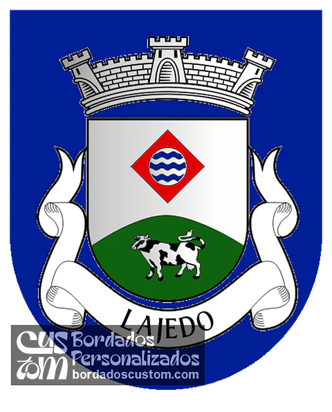 Emblema Bordado Freguesia de Lajedo (Lajes das Flores, Açores)