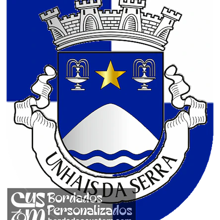 Emblema Bordado Freguesia de Unhais da Serra (Covilhã, Castelo Branco) 1