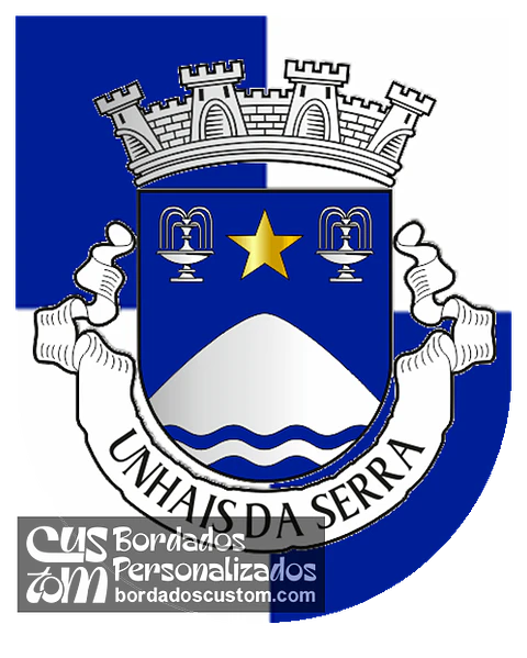 Emblema Bordado Freguesia de Unhais da Serra (Covilhã, Castelo Branco)