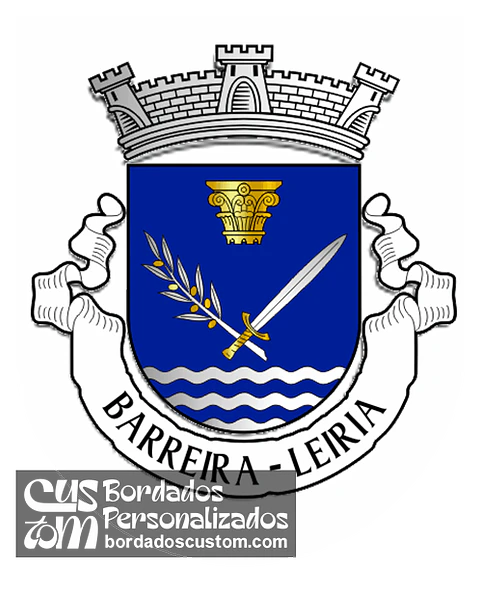 Emblema Bordado Antiga Freguesia de Barreira (Leiria, Leiria)