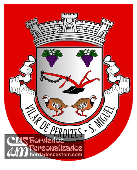 Emblema Bordado Antiga Freguesia de Vilar de Perdizes (São Miguel) (Montalegre, Vila Real)