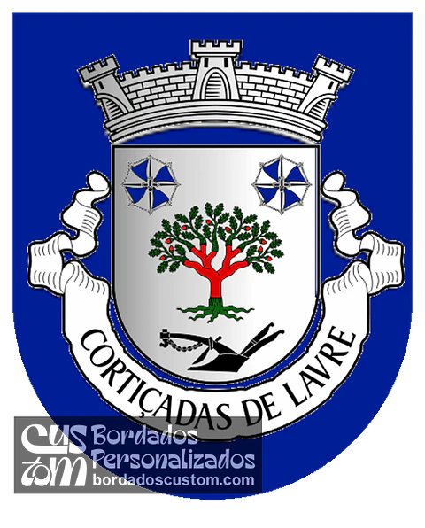 Emblema Bordado Antiga Freguesia de Cortiçadas de Lavre (Montemor-o-Novo, Évora)