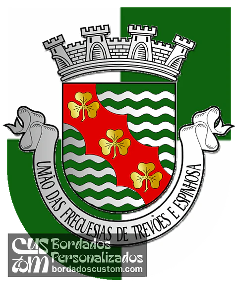 Emblema Bordado Freguesia de Trevões e Espinhosa (São João da Pesqueira, Viseu)