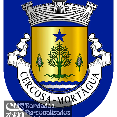 Emblema Bordado Freguesia de Cercosa (Mortágua, Viseu) 1