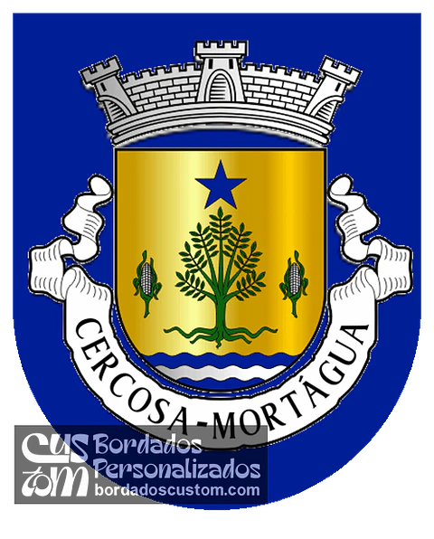 Emblema Bordado Freguesia de Cercosa (Mortágua, Viseu)