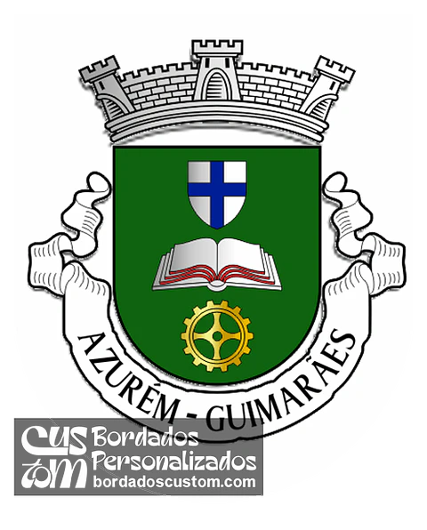 Emblema Bordado Freguesia de Azurém (Guimarães, Braga)