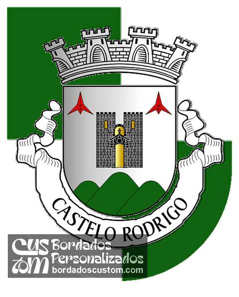 Emblema Bordado Freguesia de Castelo Rodrigo (Figueira de Castelo Rodrigo, Guarda)