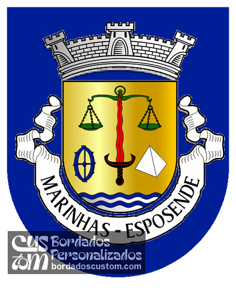Emblema Bordado Antiga Freguesia de Marinhas (Esposende, Braga)