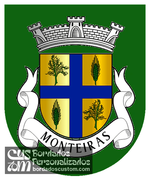 Emblema Bordado Freguesia de Monteiras (Castro Daire, Viseu)