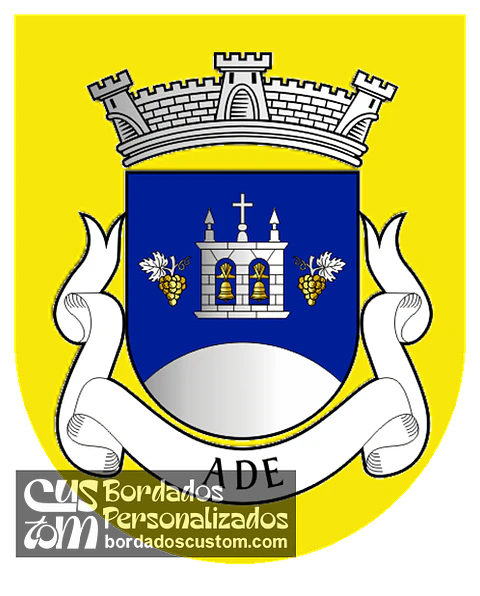 Emblema Bordado Antiga Freguesia de Ade (Almeida, Guarda)