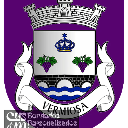 Emblema Bordado Freguesia de Vermiosa (Figueira de Castelo Rodrigo, Guarda) 1