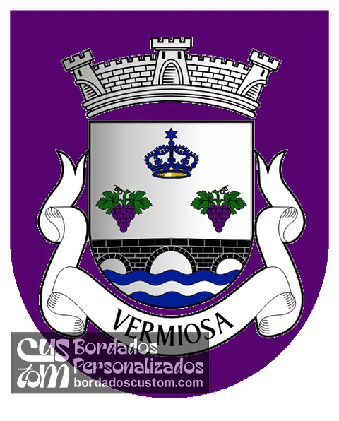 Emblema Bordado Freguesia de Vermiosa (Figueira de Castelo Rodrigo, Guarda)