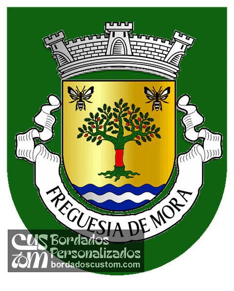 Emblema Bordado Freguesia de Mora (Mora, Évora)