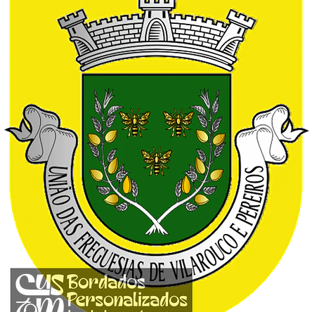 Emblema Bordado Freguesia de Vilarouco e Pereiros (São João da Pesqueira, Viseu) 1
