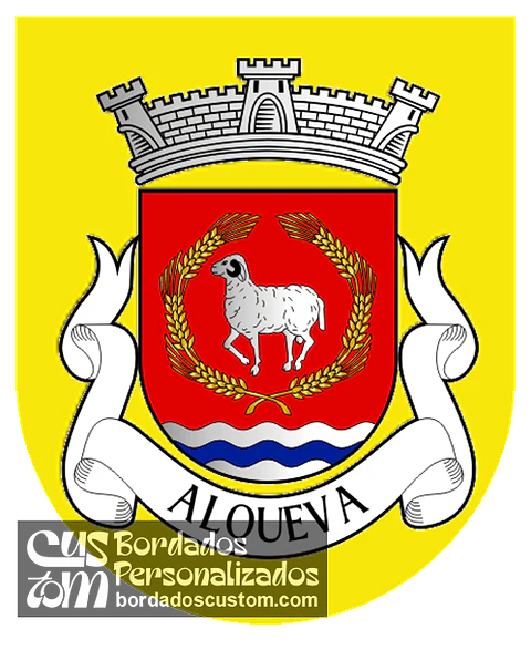 Emblema Bordado Antiga Freguesia de Alqueva (Portel, Évora)