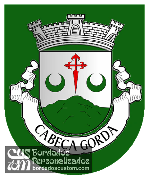 Emblema Bordado Freguesia de Cabeça Gorda (Beja, Beja)