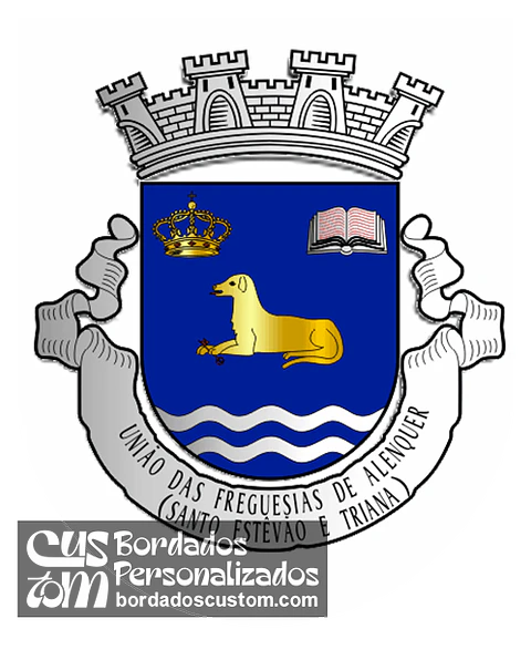 Emblema Bordado Freguesia de Alenquer (Santo Estêvão e Triana) (Alenquer, Lisboa)