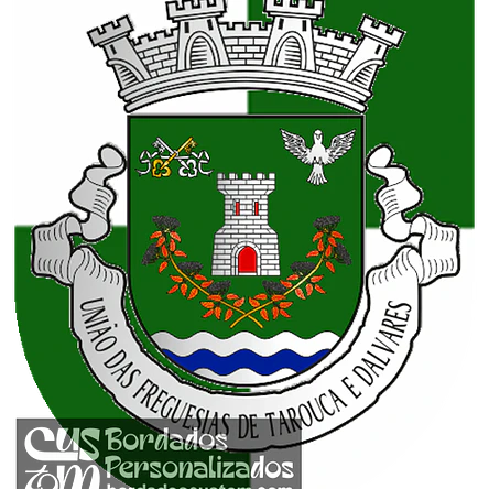 Emblema Bordado Freguesia de Tarouca e Dálvares (Tarouca, Viseu) 1