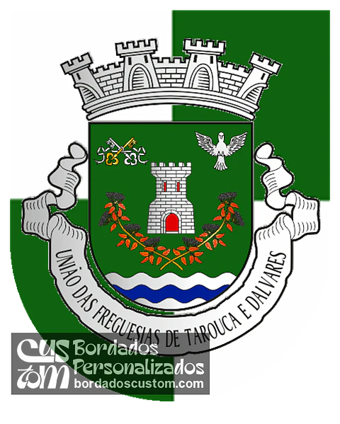 Emblema Bordado Freguesia de Tarouca e Dálvares (Tarouca, Viseu)