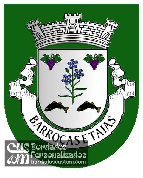 Emblema Bordado Freguesia de Barroças e Taias (Monção, Viana do Castelo)