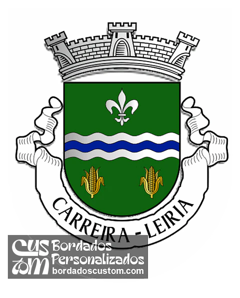 Emblema Bordado Antiga Freguesia de Carreira (Leiria, Leiria)